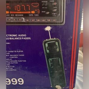 NEW !!Rackwood XR999 Semi Logic Fold Down Face with Autoreverse Cassette Player,